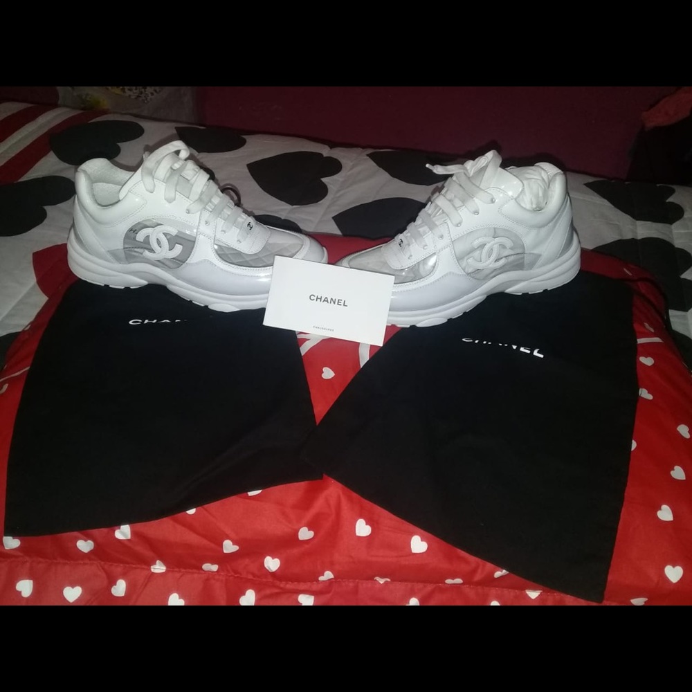 Chanel clear white sneakers (Kylie Jenner) - Picture 2 of 6